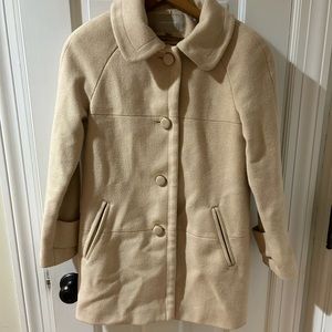 Banana Republic tan pea coat